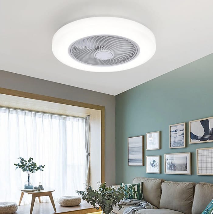 Luz de Led com ventilador
