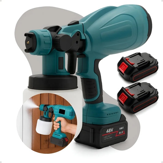Pulverizador de Tinta Professional elétrico Portátil com 2 Baterias 48V