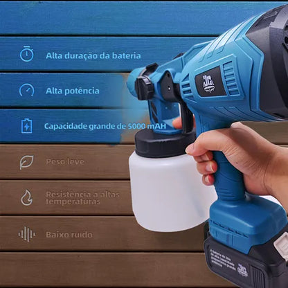 Pulverizador de Tinta Professional elétrico Portátil com 2 Baterias 48V
