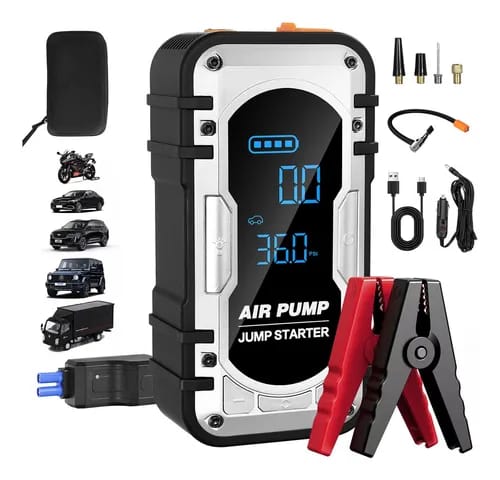Jump Starter 4 em 1 — O Dispositivo Que Salva o Seu Carro em Qualquer Situação