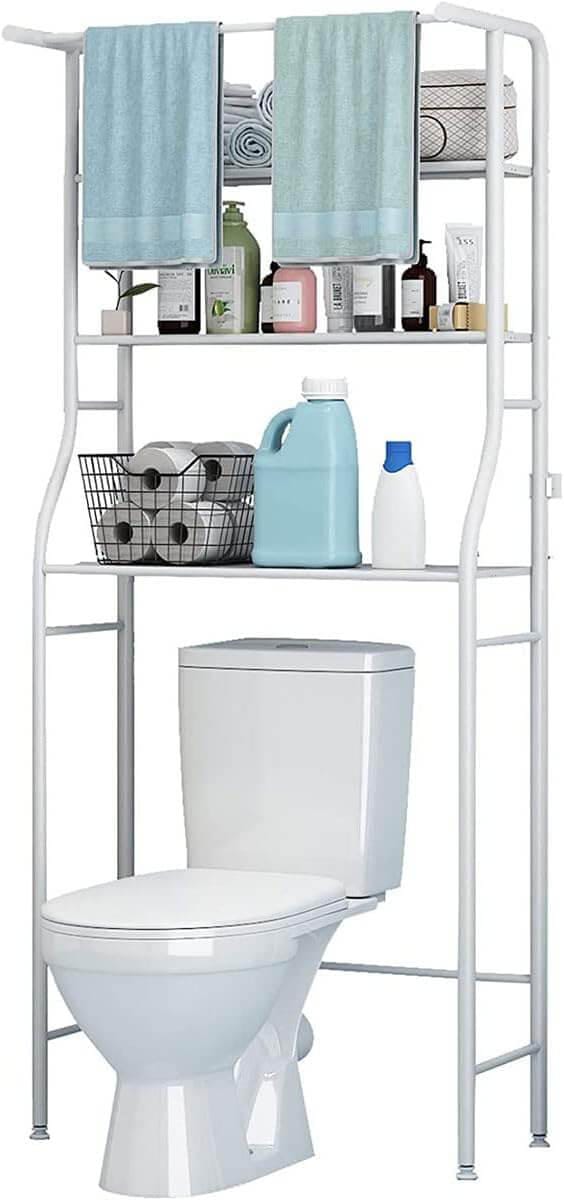 Estante multiuso para wc